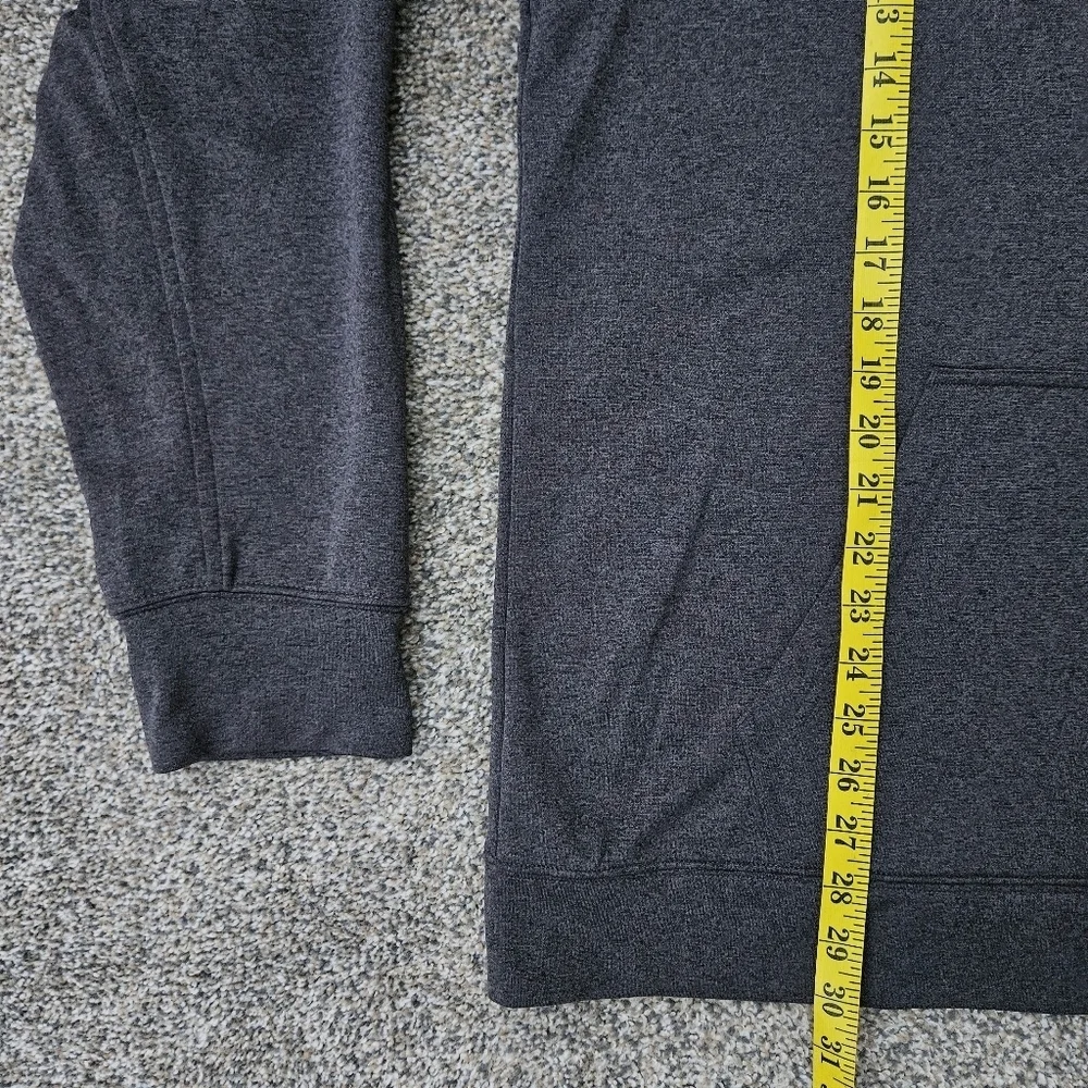 North Face Men’s Zip Up Sweatshirt Size XL Full Zip Hoodie Jacket Gray Orange